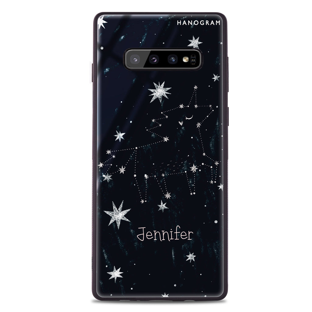 Unicorn Night Samsung 超薄強化玻璃殻