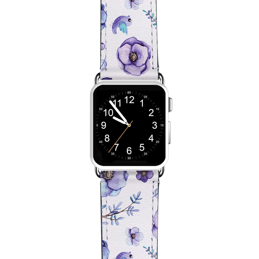 Purple Floral APPLE WATCH 手錶帶