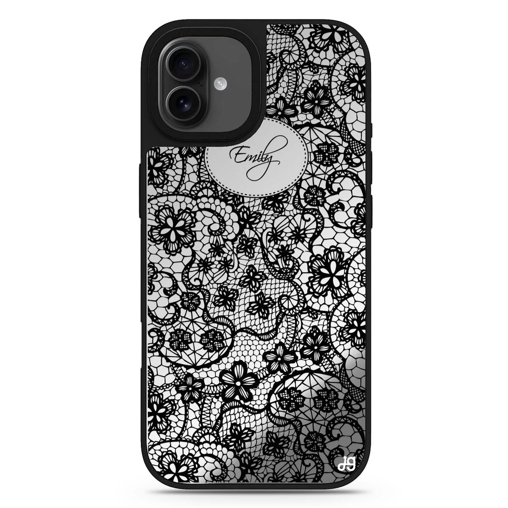 My Floral Lace iPhone 17 花卉鏡面手機殼 主圖設計