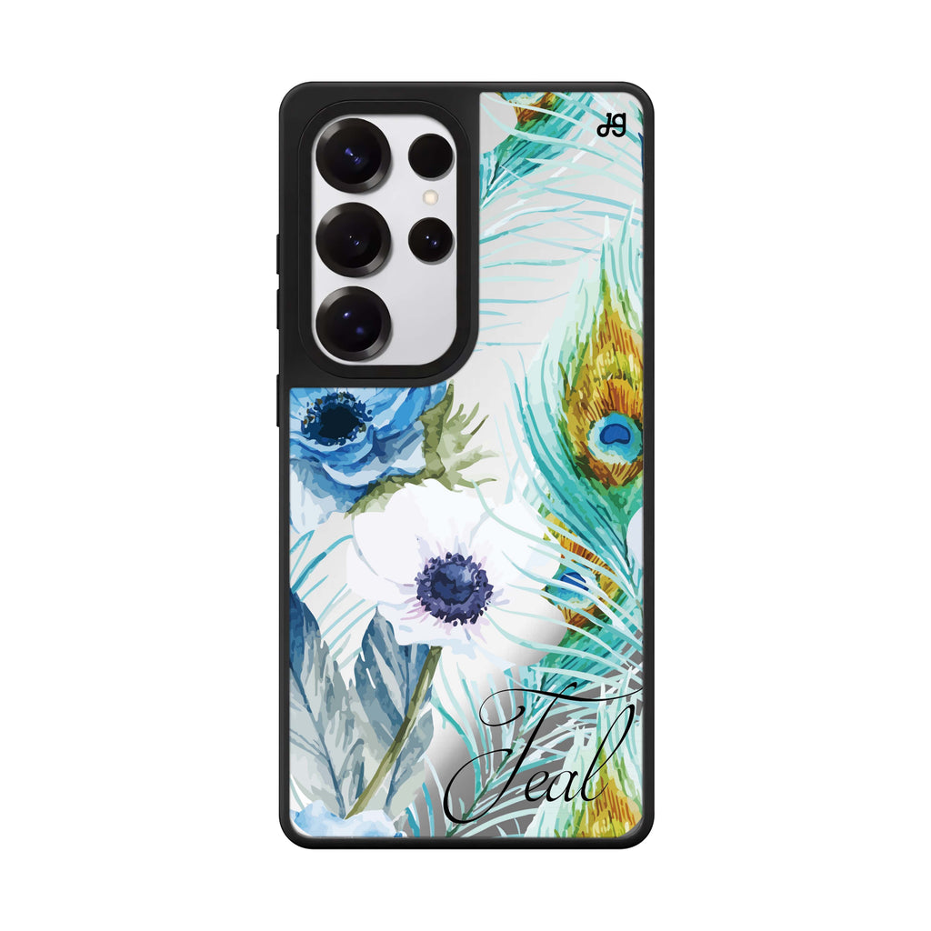 Pretty Watercolor Flowers 鏡面手機殼