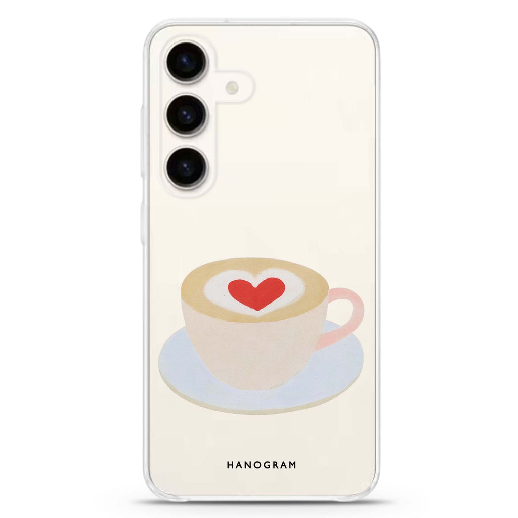A Cup of Affection Samsung Galaxy 水晶透明保護殼