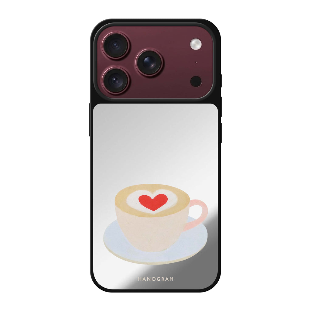 A Cup of Affection 鏡面手機殼