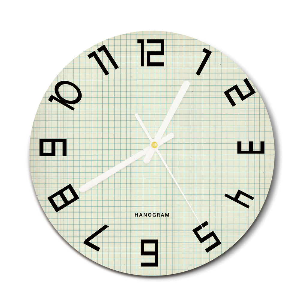 Graph Paper Mint 掛鐘