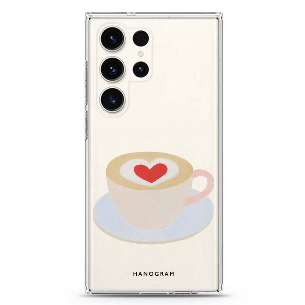 A Cup of Affection Samsung Galaxy 水晶透明保護殼