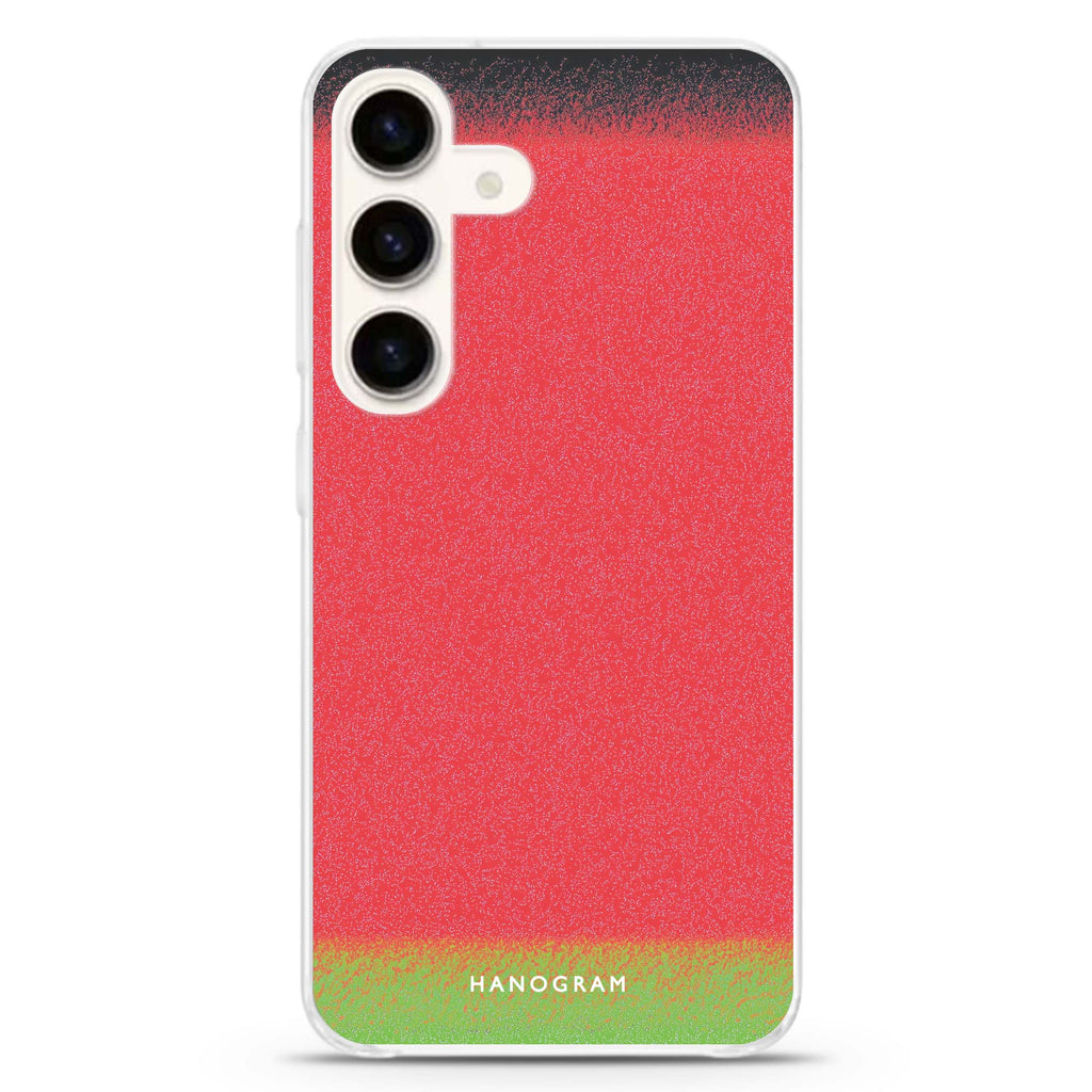 Pure Abstraction Samsung Galaxy S26/S25/S24 水晶透明保護殼正面展示