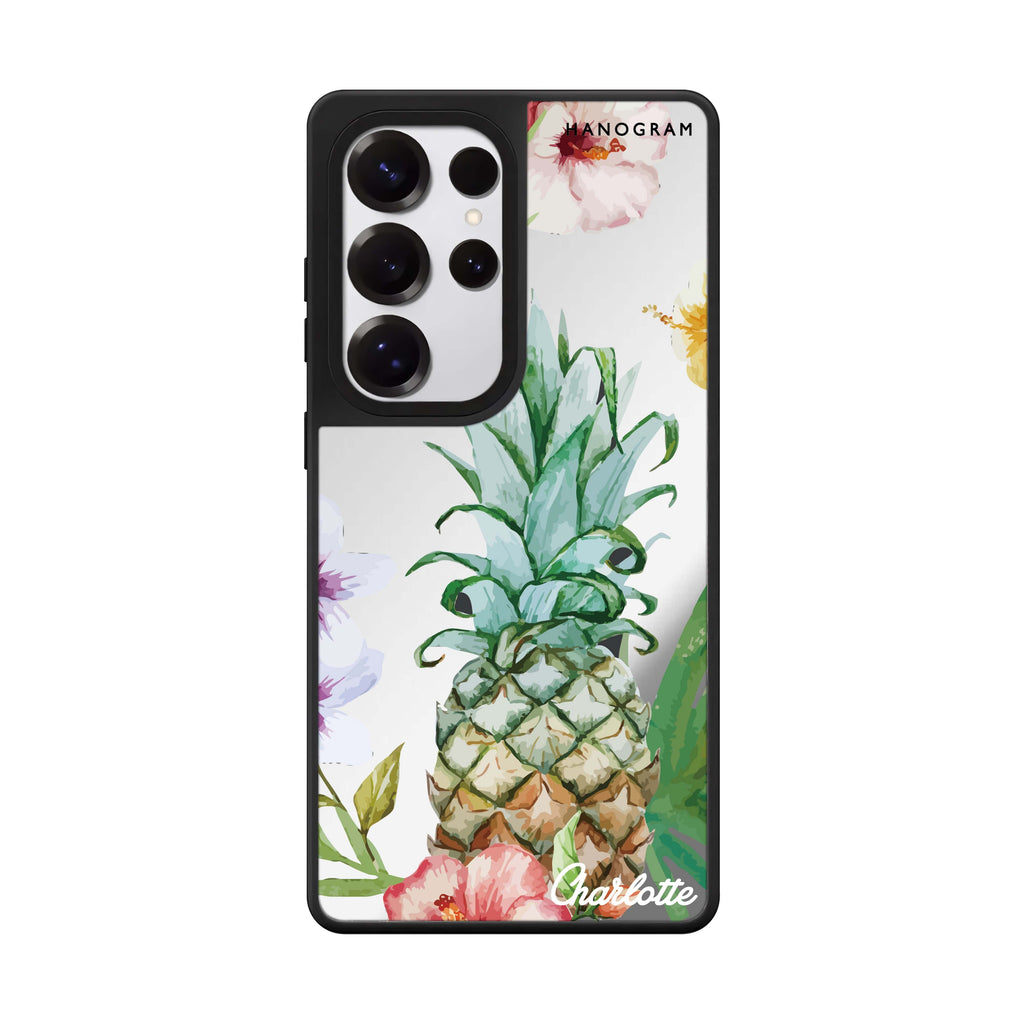 Pineapple & Floral 鏡面手機殼