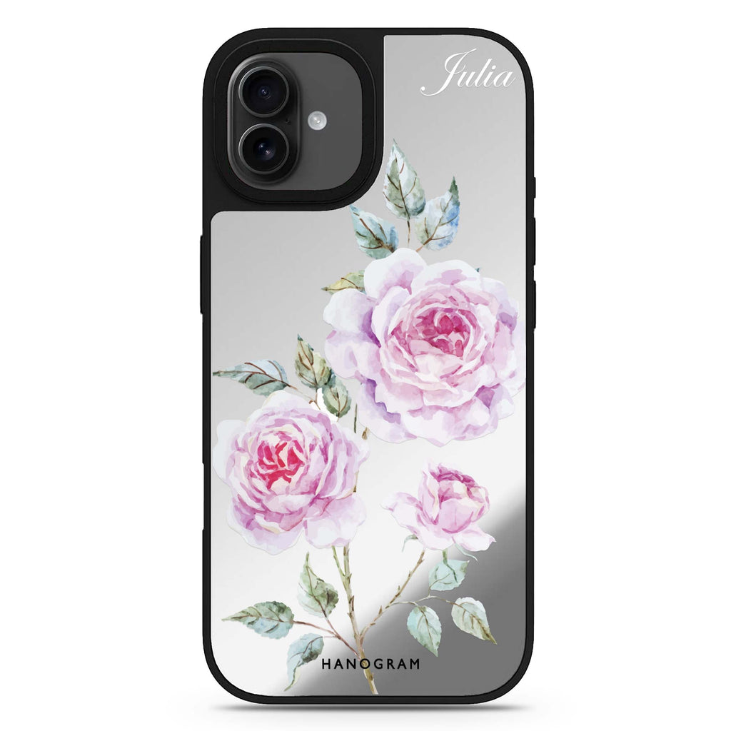 Simple Floral iPhone 17 花卉鏡面手機殼 主圖設計