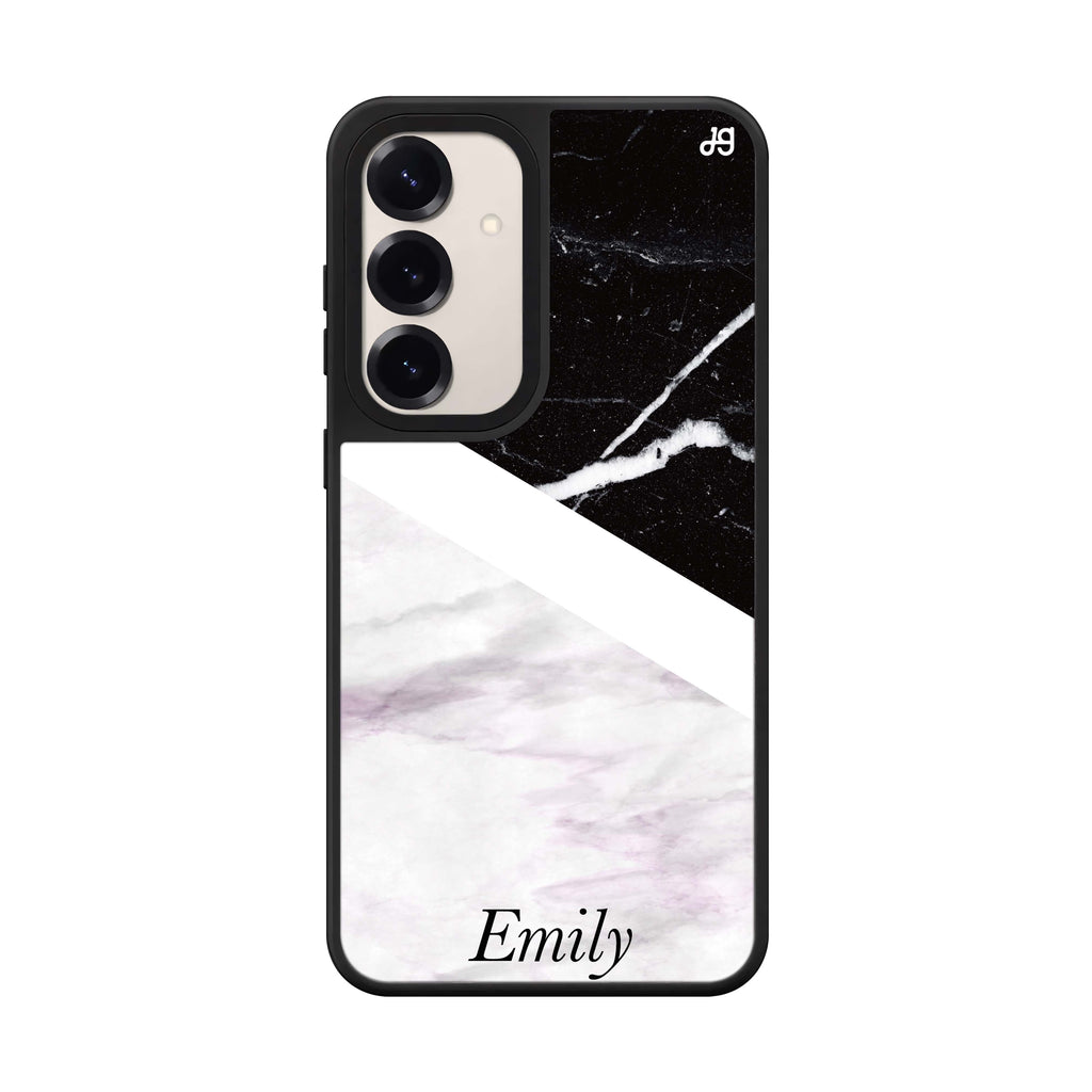 Black & White Marble 鏡面手機殼
