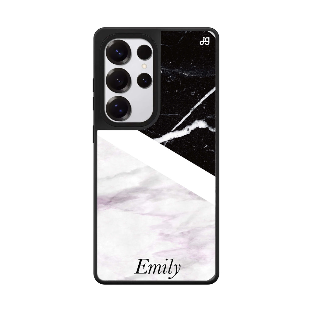 Black & White Marble 鏡面手機殼