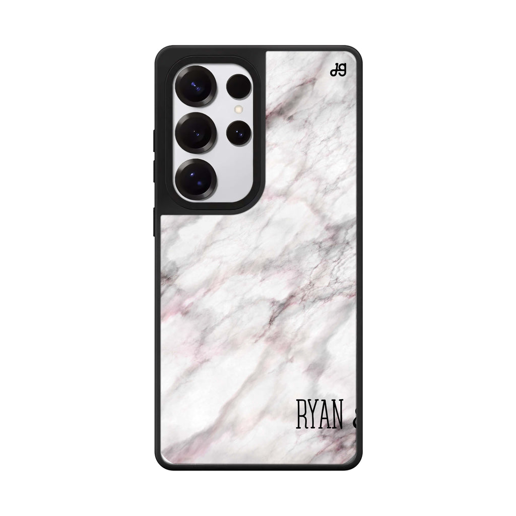 White Marble 鏡面手機殼