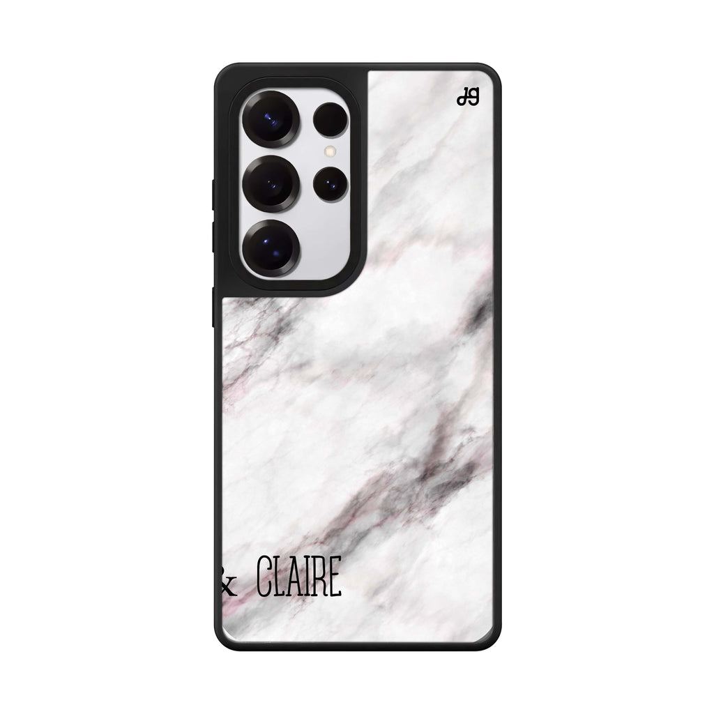 White Marble 鏡面手機殼