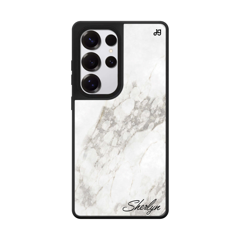Simple White Marble 鏡面手機殼