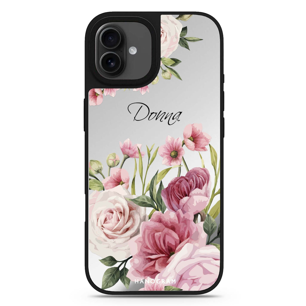 Beautiful Flowers iPhone 17 花卉鏡面手機殼 主圖設計