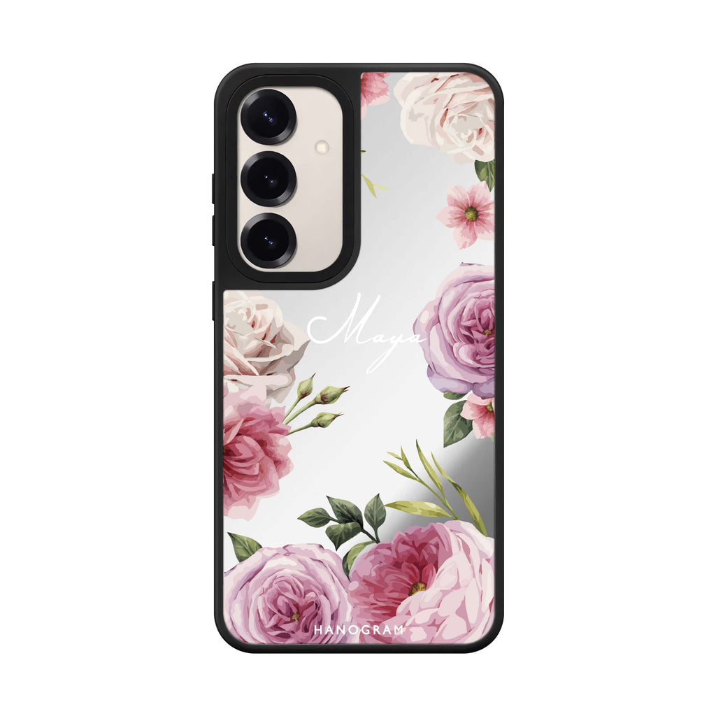 Beautiful Pretty Floral 鏡面手機殼
