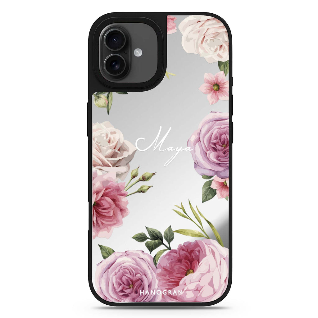 Beautiful Pretty Floral iPhone 17 花卉鏡面手機殼 主圖設計