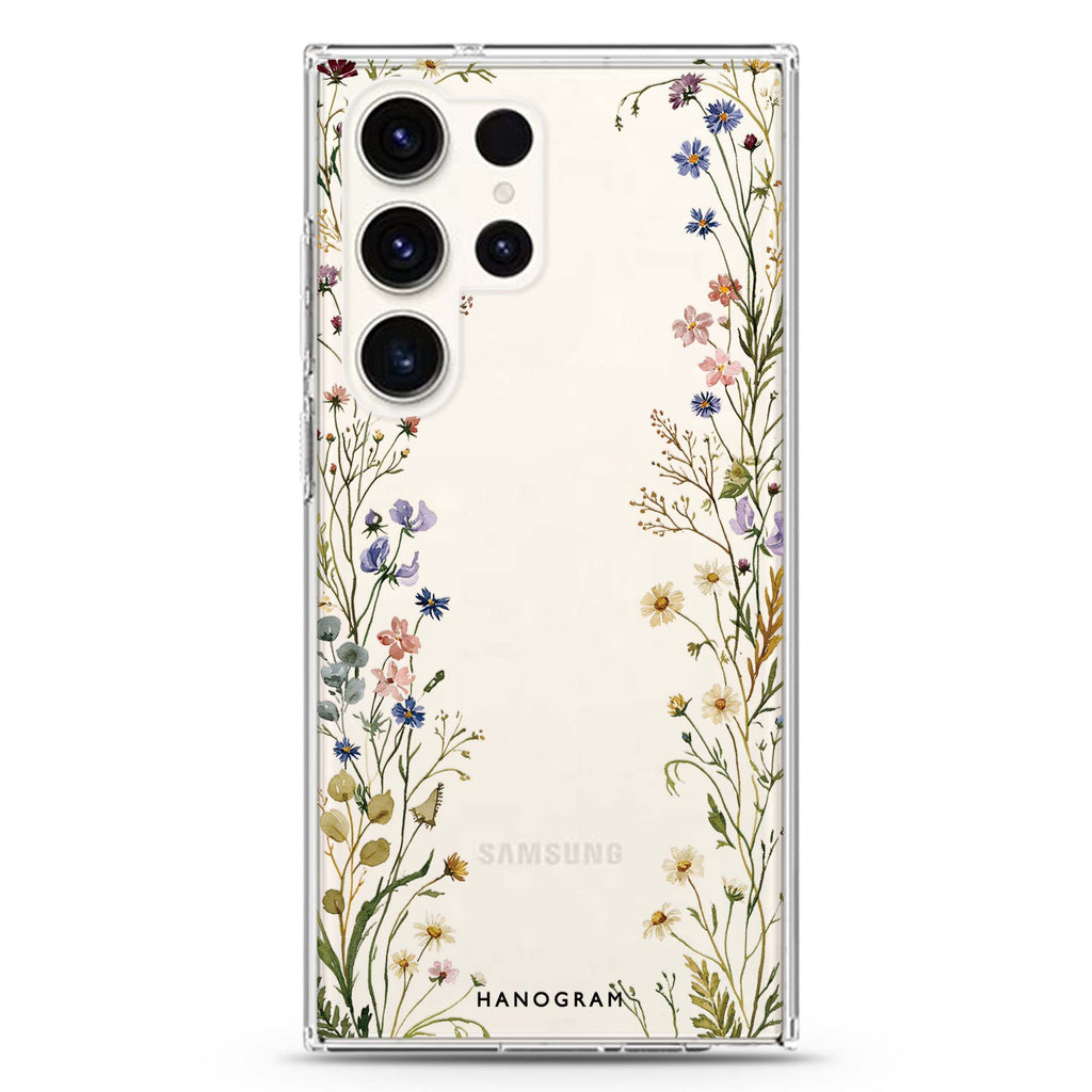 Pressed Meadow Frame Samsung Galaxy 水晶透明保護殼