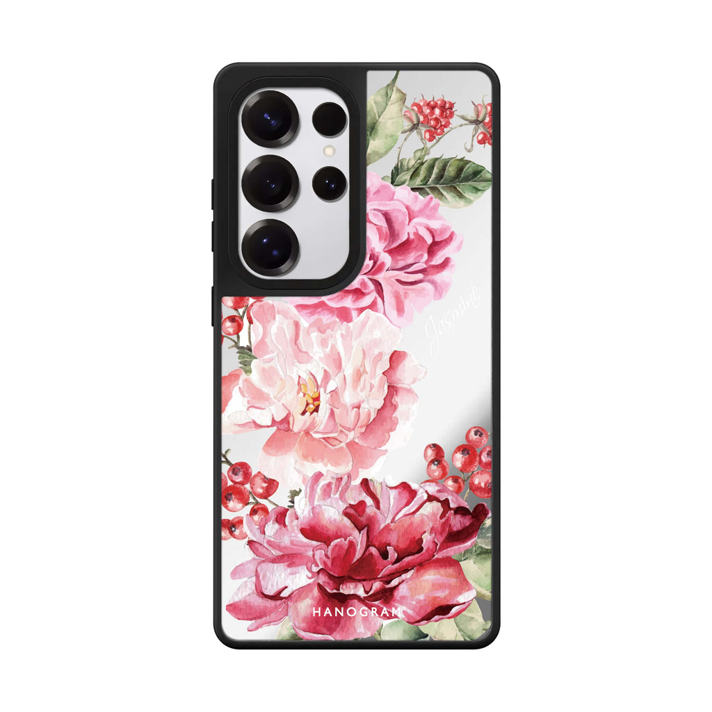 Pretty Watercolor Flowers 鏡面手機殼