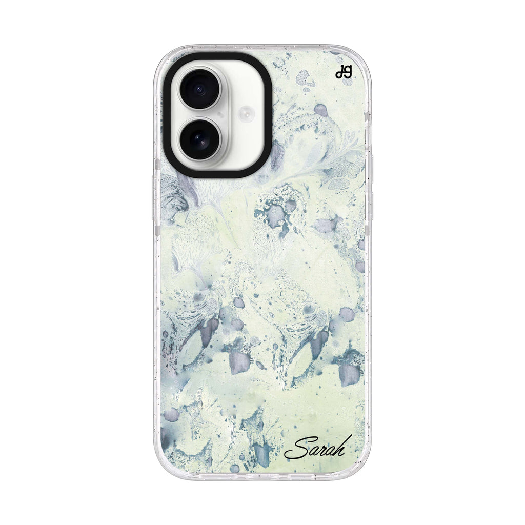Vintage Marble iPhone 17 水晶透明保護殼正面展示