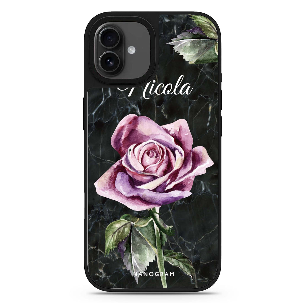 Black Marble iPhone 17 大理石紋鏡面手機殼 主圖設計