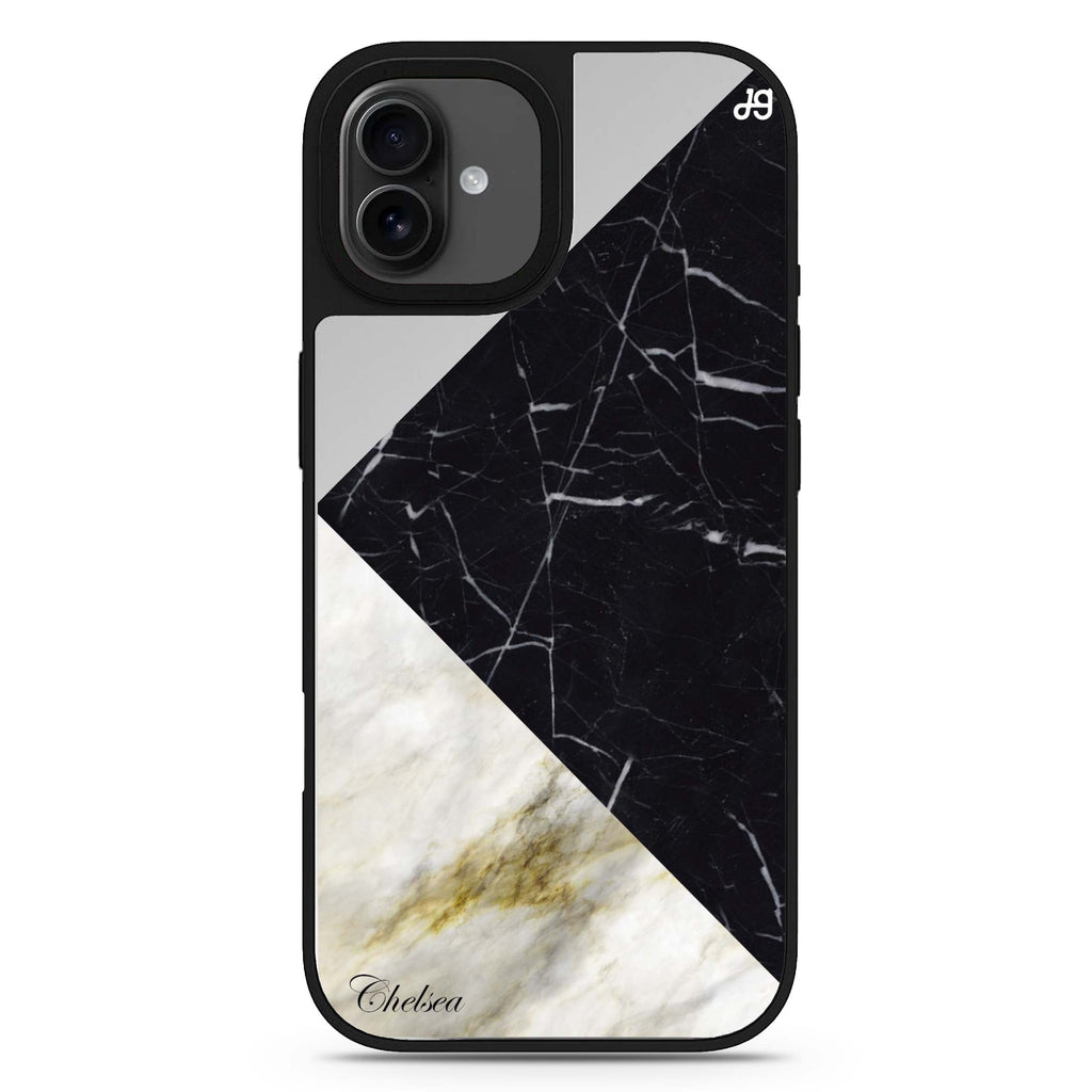 Marble Mix iPhone 17 大理石紋鏡面手機殼 主圖設計