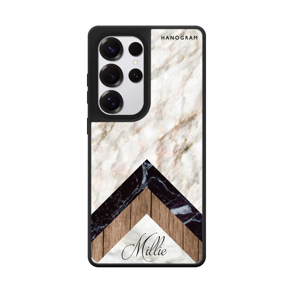 Marble & Wood 鏡面手機殼