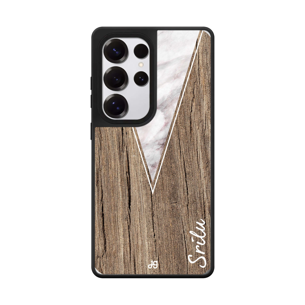 Marble & Wood II 鏡面手機殼