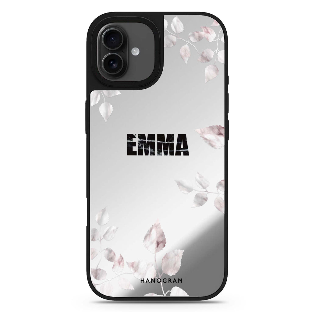 Life Simple Floral iPhone 17 花卉鏡面手機殼 主圖設計