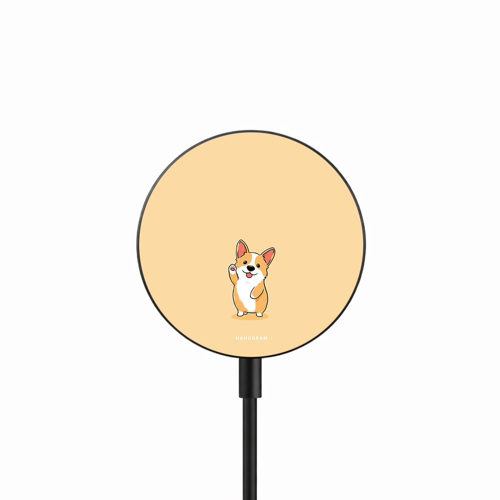 Happy Corgi Wave 25W 磁吸無線充電器