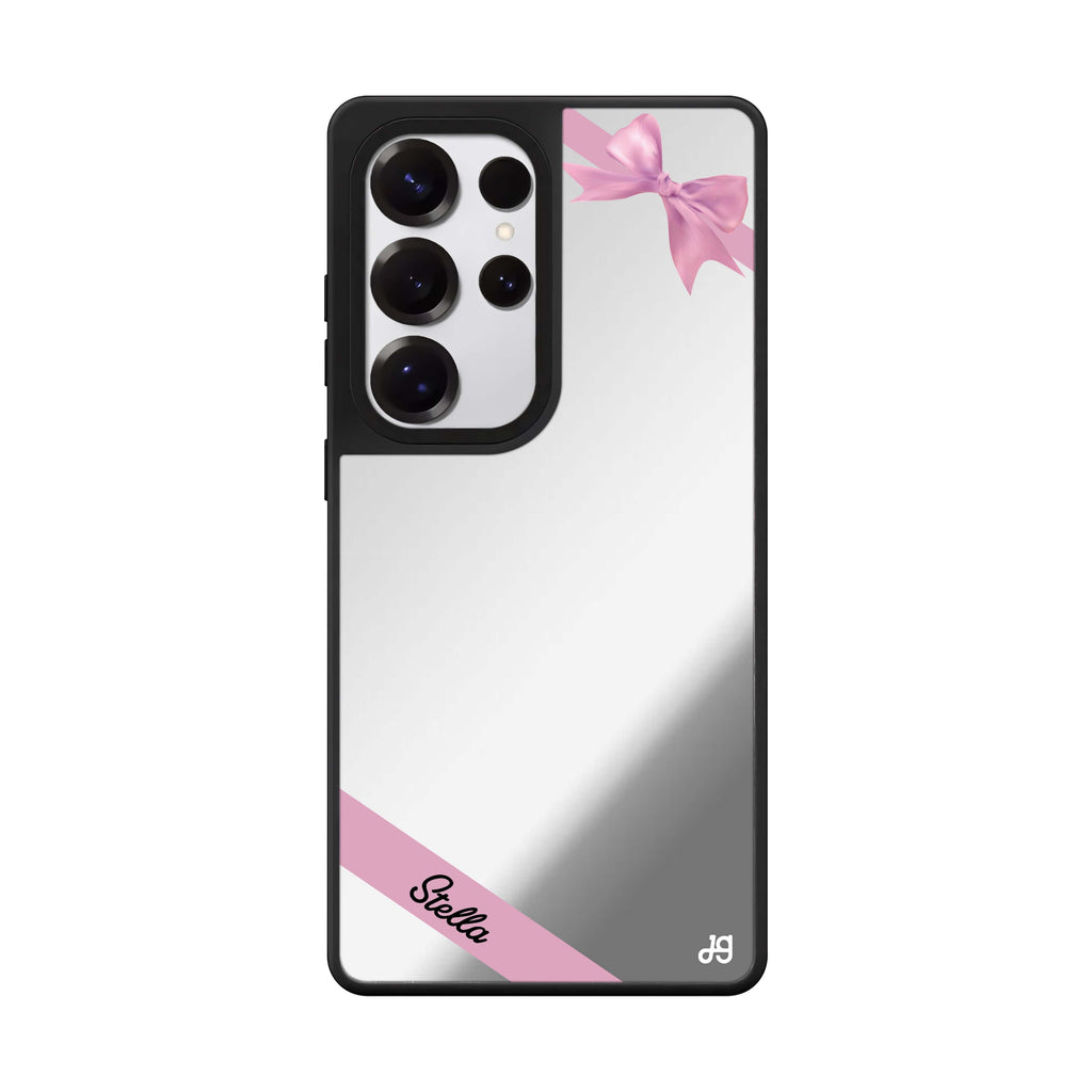 Pink Bow 鏡面手機殼