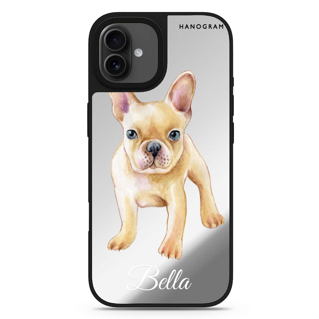 Cute Dog iPhone 17 狗狗鏡面手機殼 主圖設計