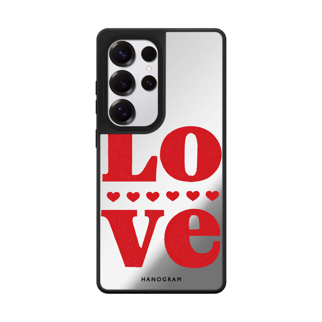 Red Love 鏡面手機殼