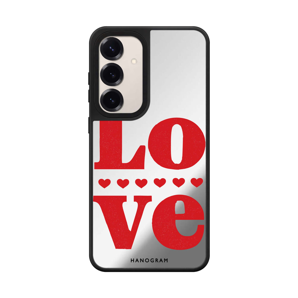 Red Love 鏡面手機殼
