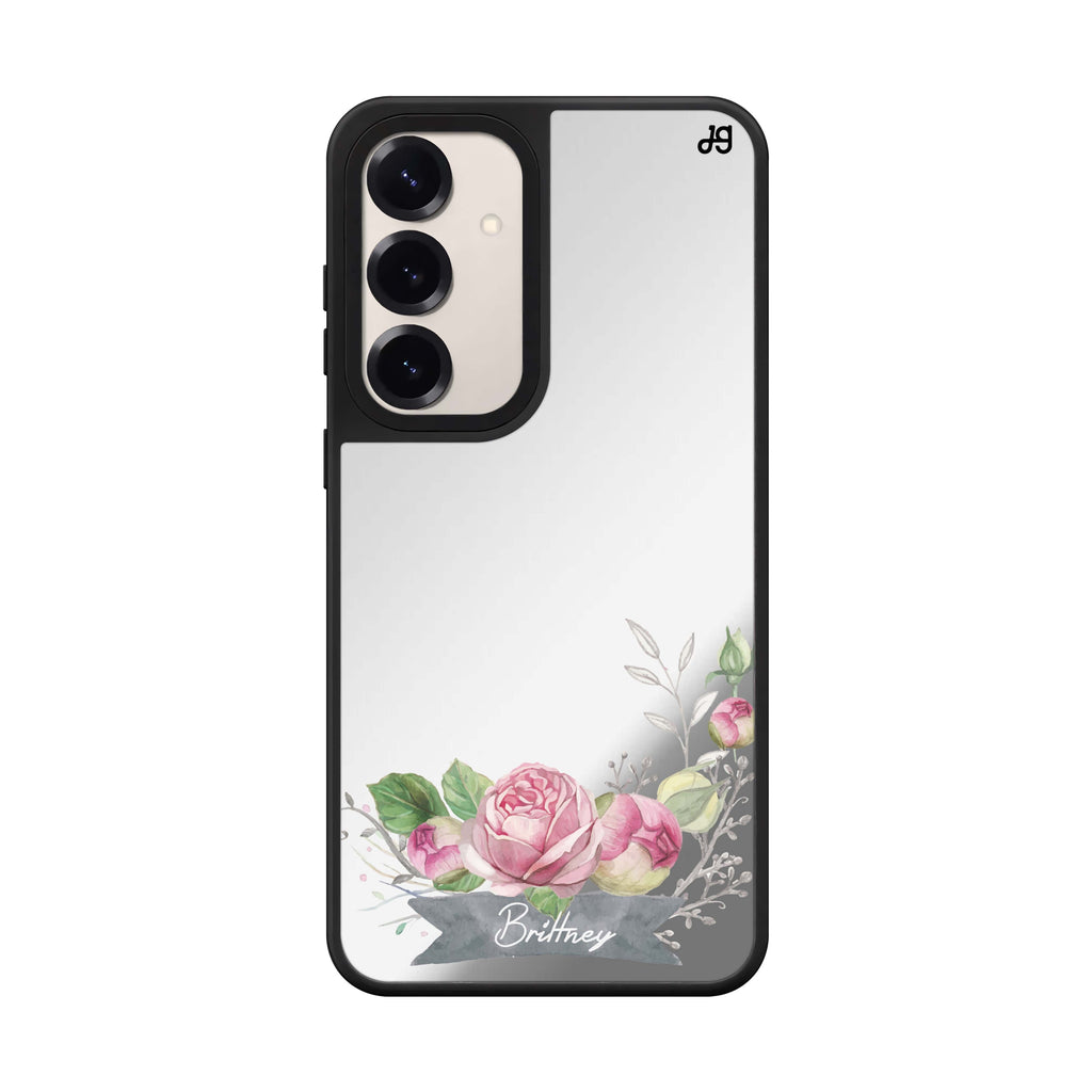 Ribbon & Floral 鏡面手機殼
