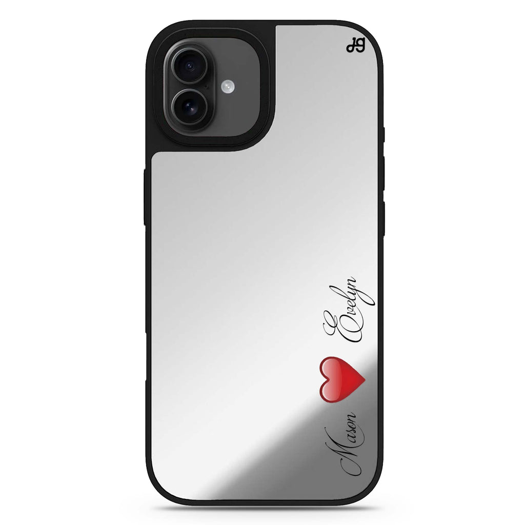 You & Me iPhone 17 鏡面手機殼 主圖設計