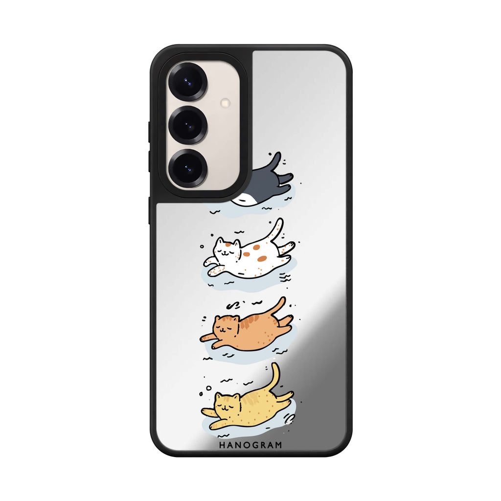 Drifting Kitties 鏡面手機殼