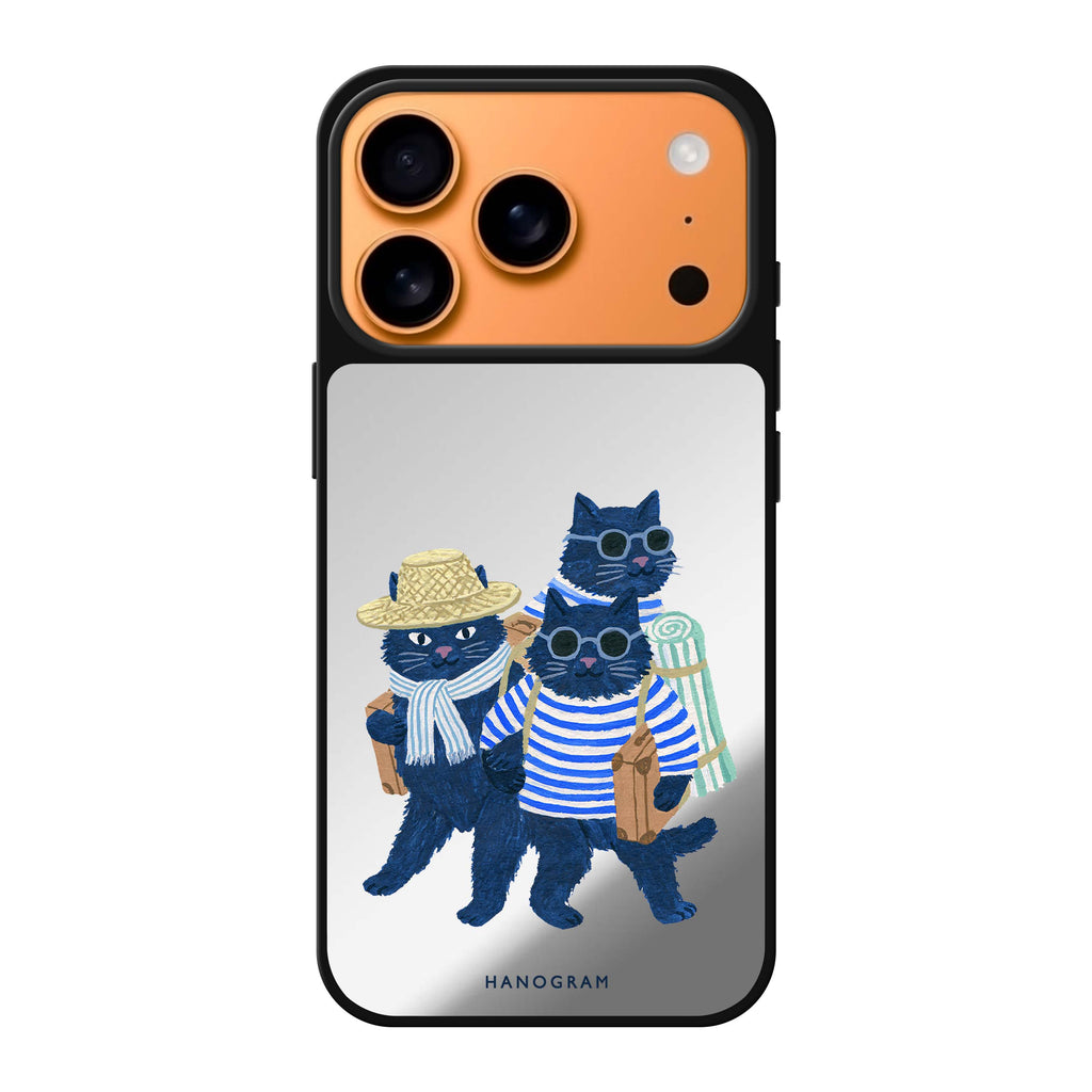 The Seaside Cat Crew 鏡面手機殼