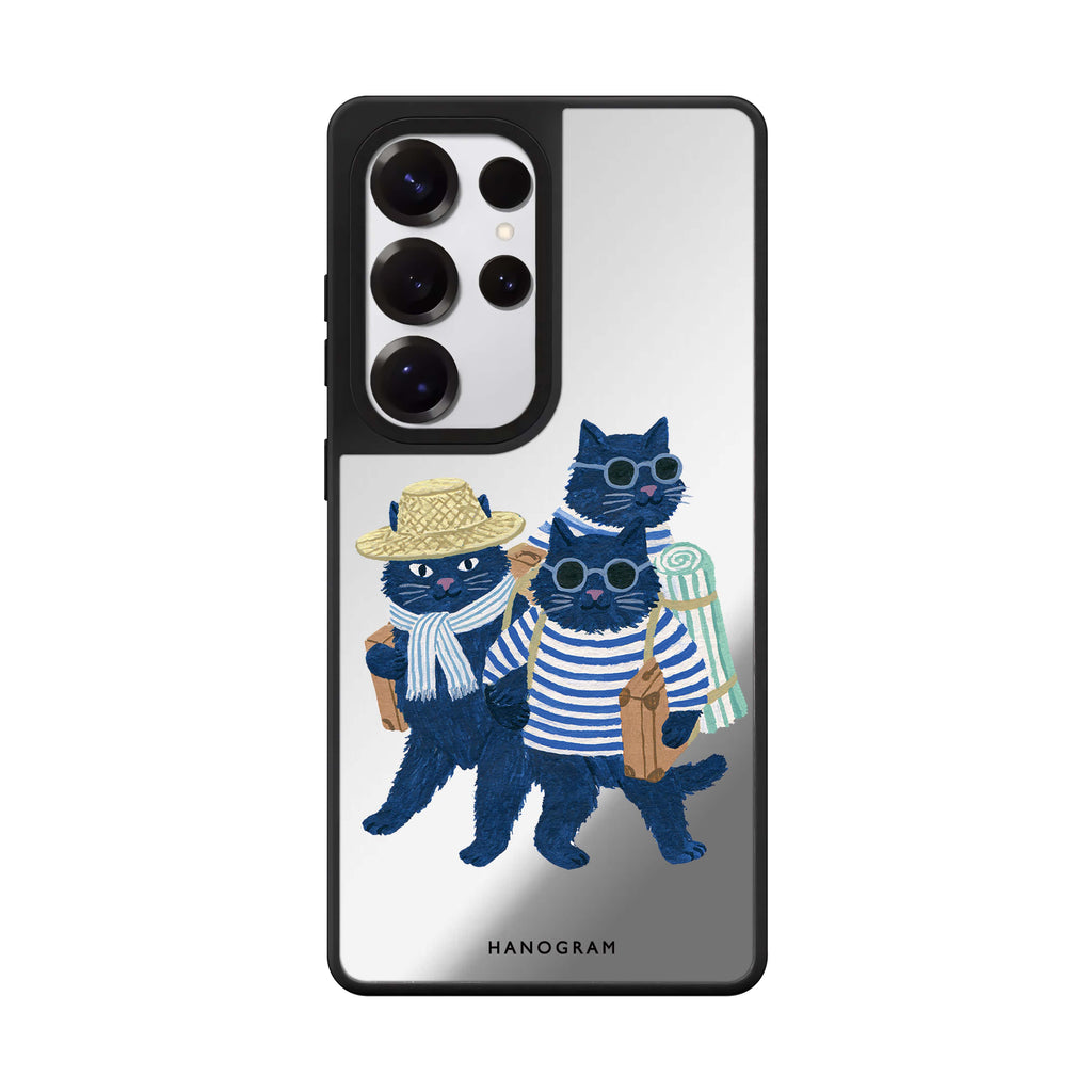 The Seaside Cat Crew Samsung Galaxy 鏡面手機殼