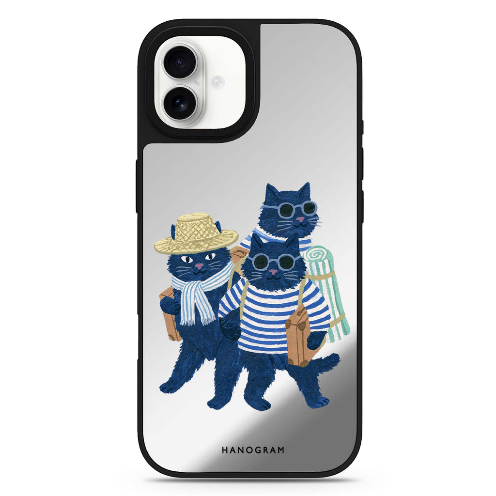 The Seaside Cat Crew 鏡面手機殼