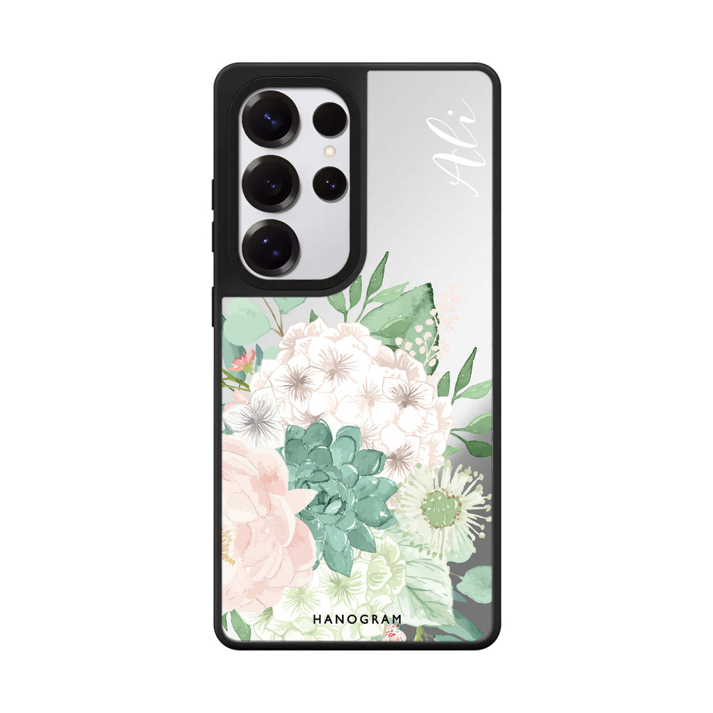 Vintage Flowers 鏡面手機殼