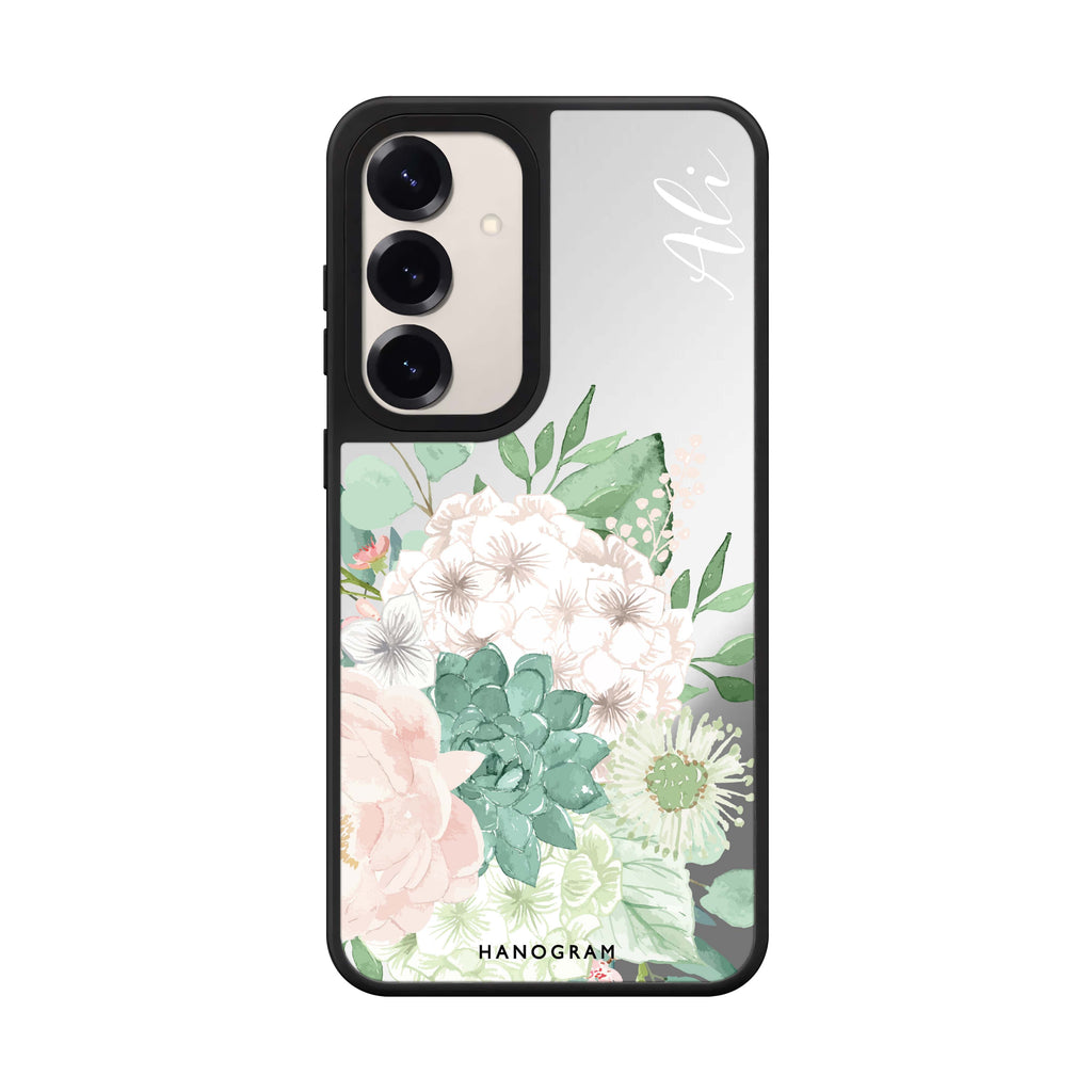 Vintage Flowers 鏡面手機殼