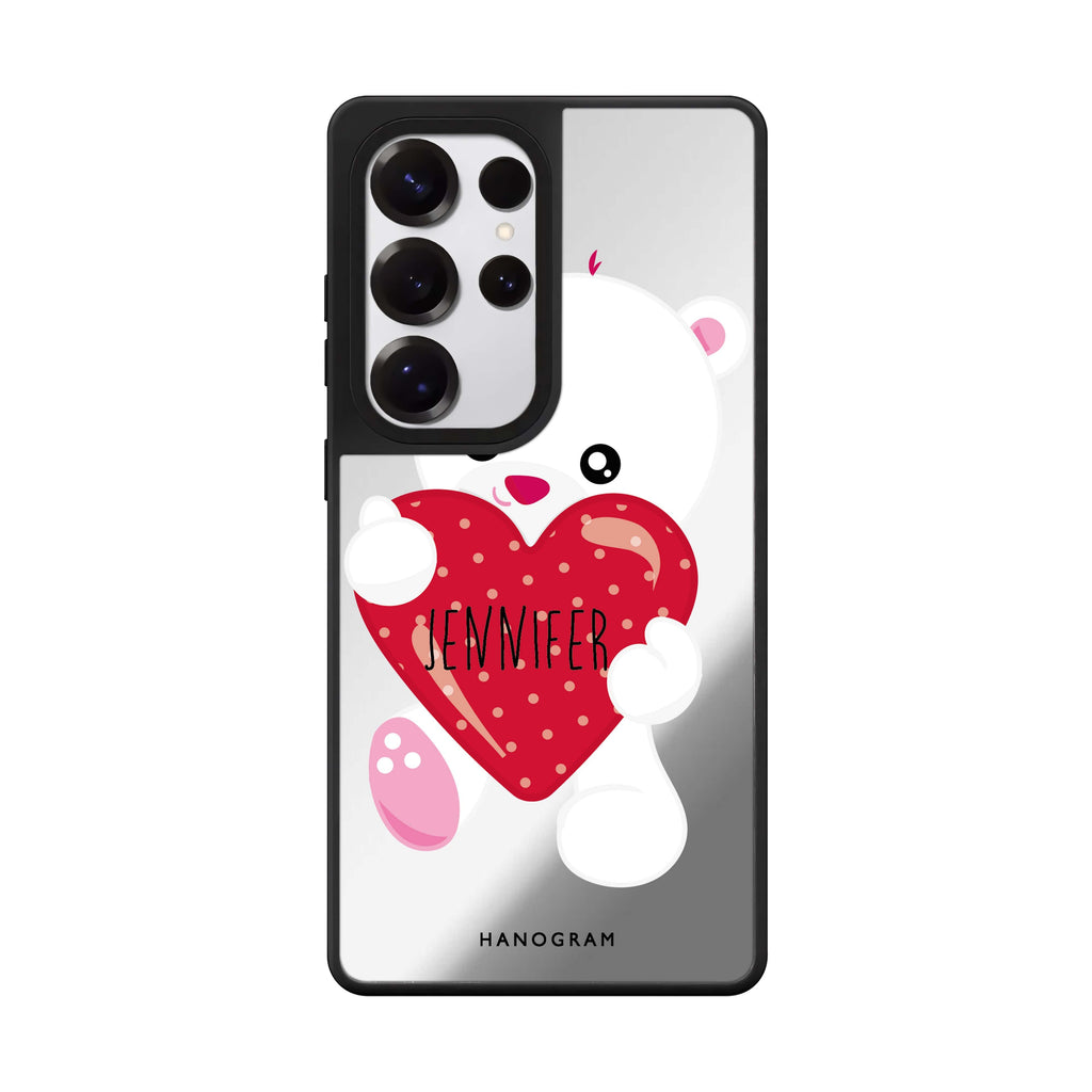 Lovely Bear 鏡面手機殼