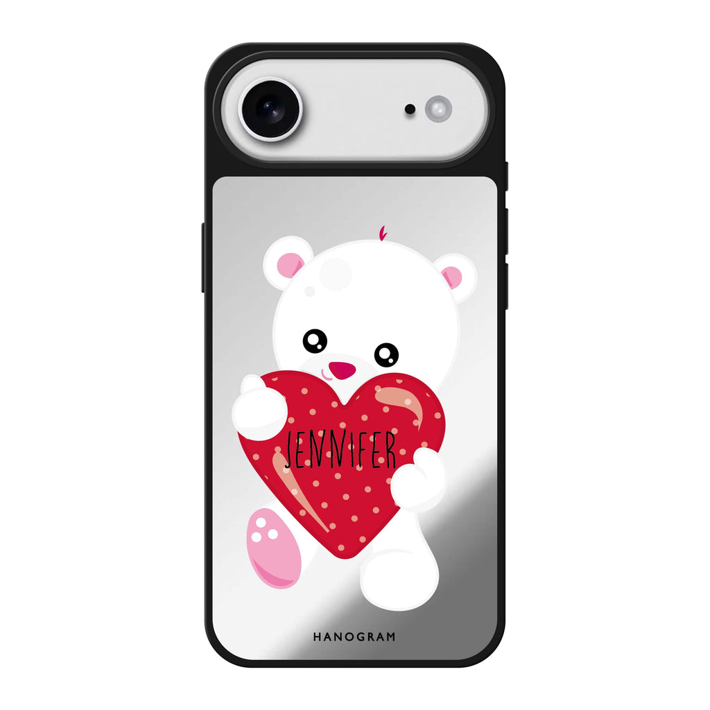Lovely Bear 鏡面手機殼