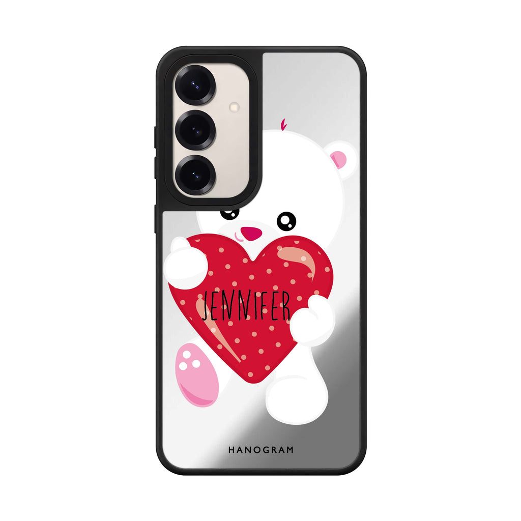 Lovely Bear 鏡面手機殼