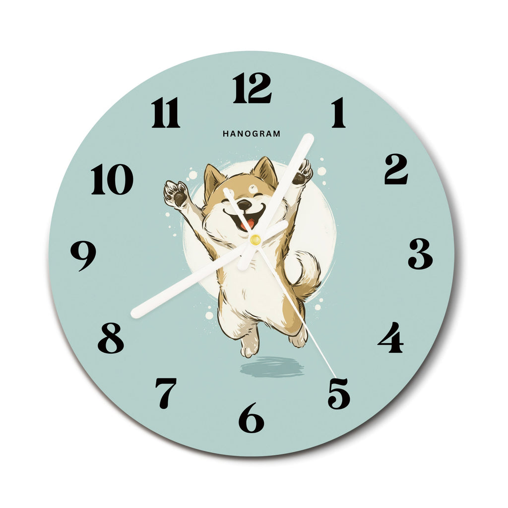 Joyful Shiba Jump 掛鐘