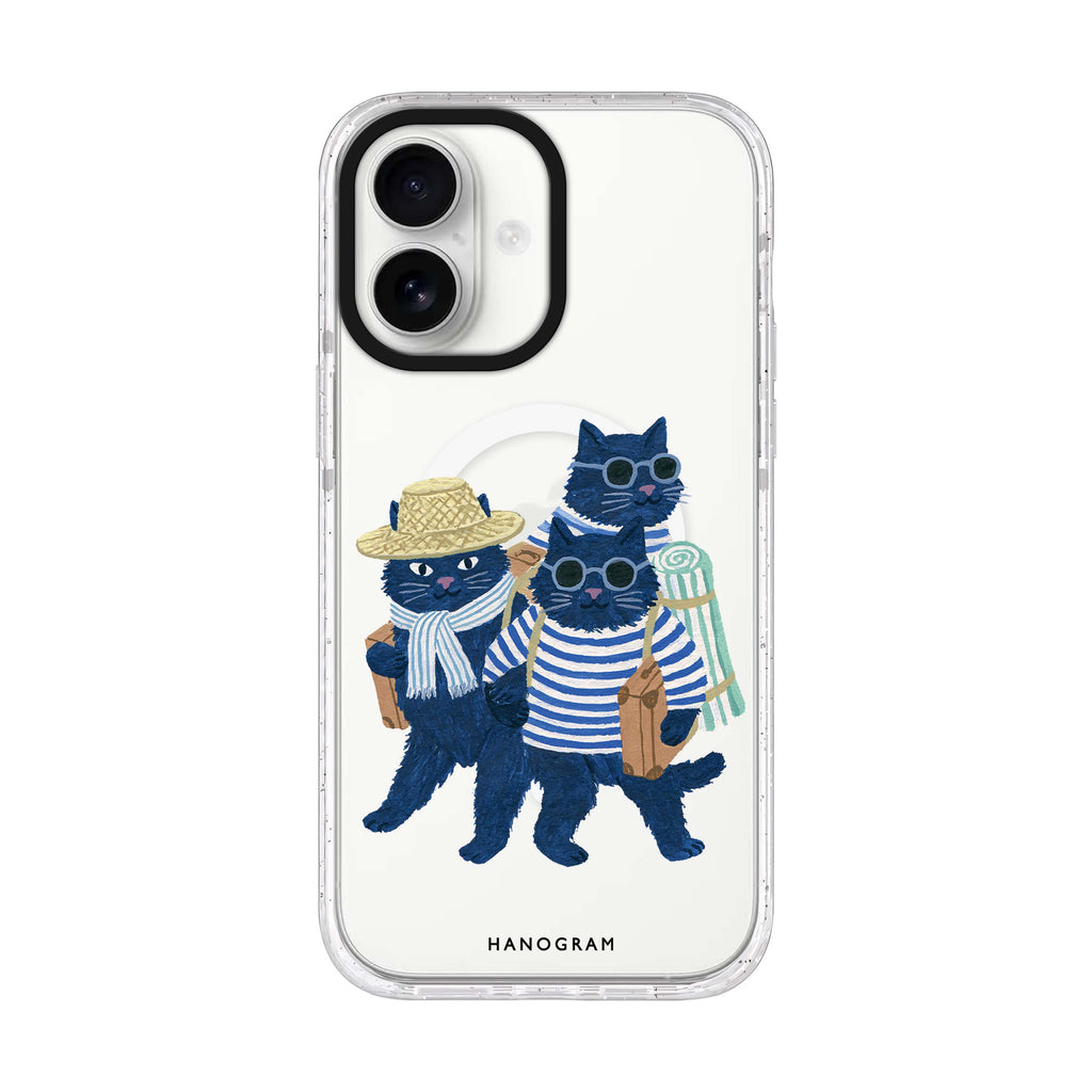 The Seaside Cat Crew 水晶透明保護殼