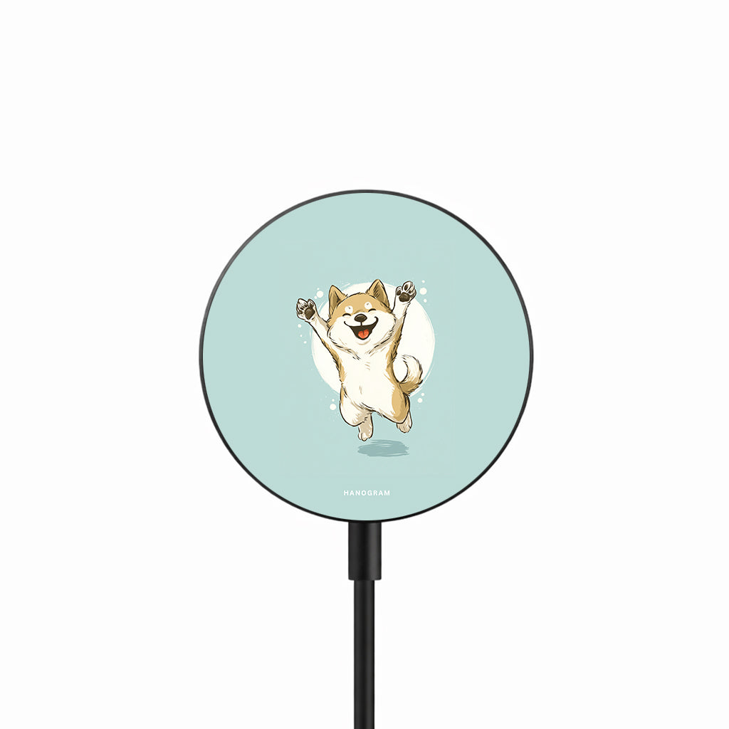 Joyful Shiba Jump 25W 磁吸無線充電器
