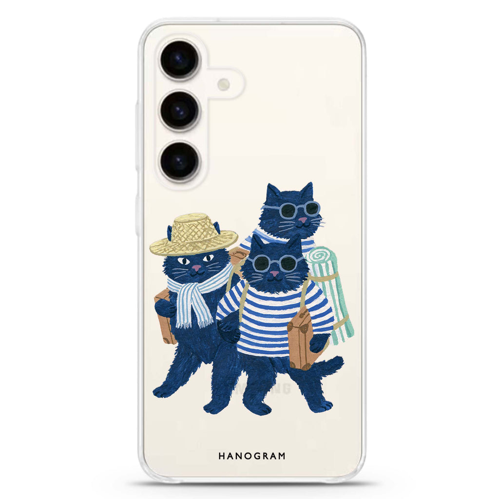 The Seaside Cat Crew Samsung Galaxy 水晶透明保護殼