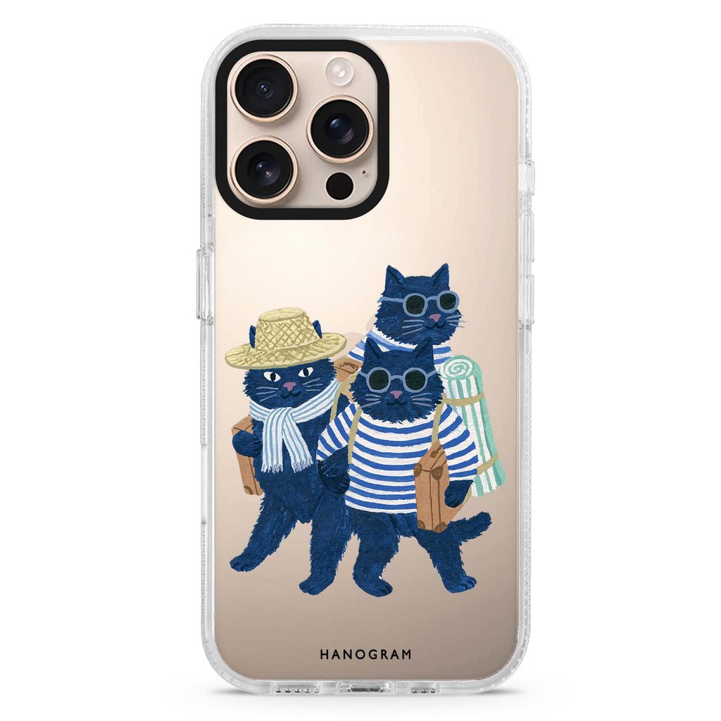 The Seaside Cat Crew 水晶透明保護殼