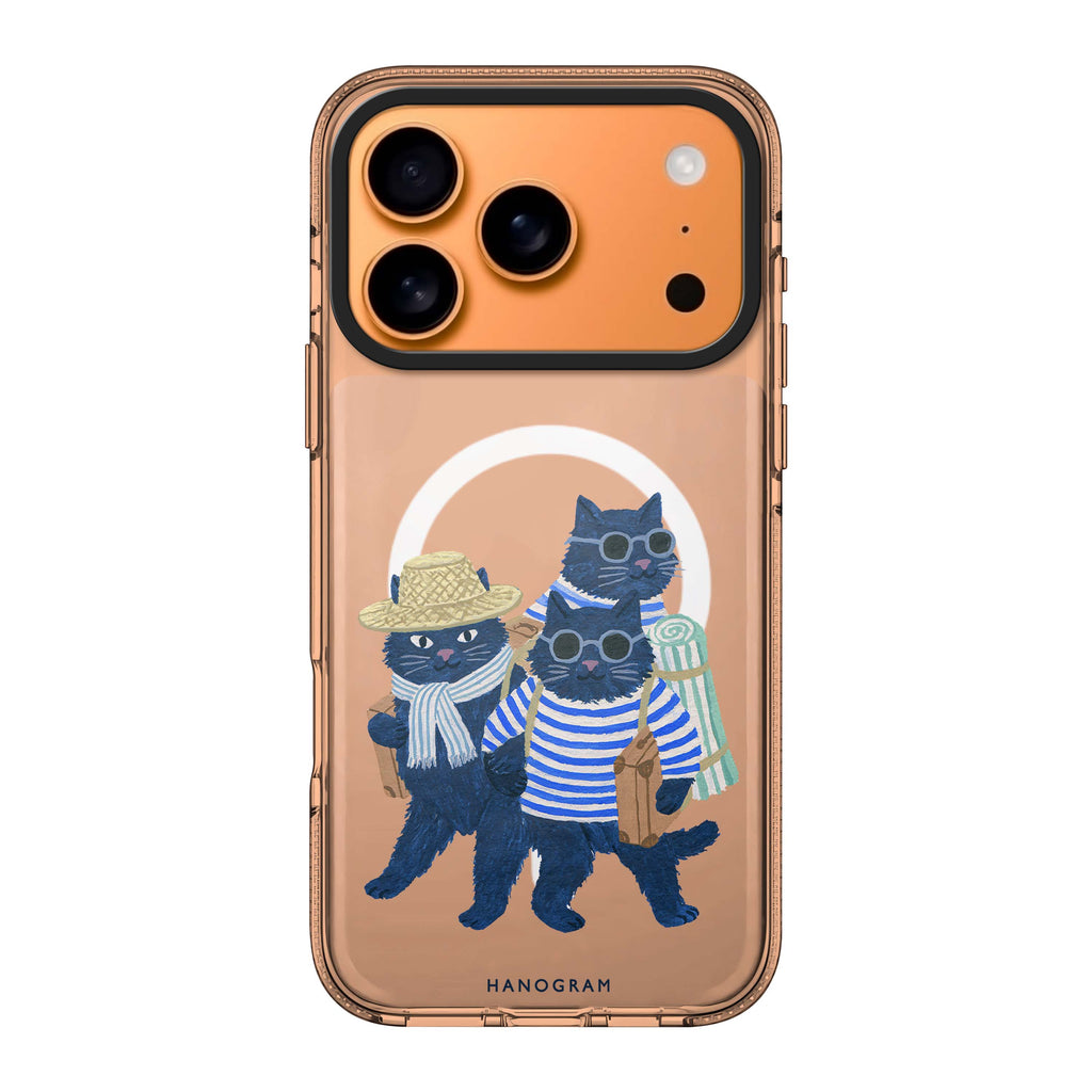 The Seaside Cat Crew 水晶透明保護殼