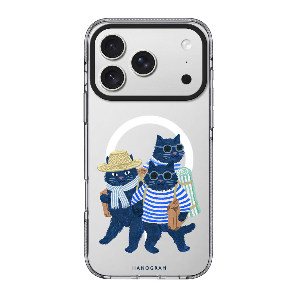 The Seaside Cat Crew 水晶透明保護殼